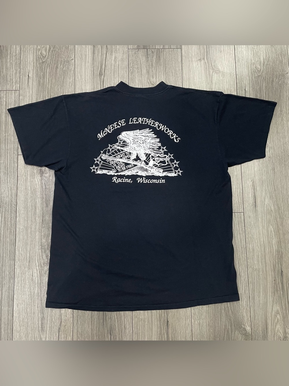 Vintage 3D Emblem Smith And Wesson Cowboy Snake T Shirt - Picture 11 of 11